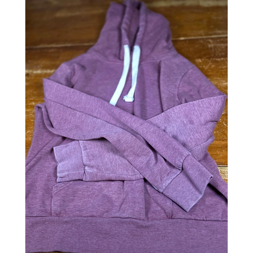 Reflex Womens XL Heathered Mauve Purple Pullover Hoodie Sweatshirt Pocket